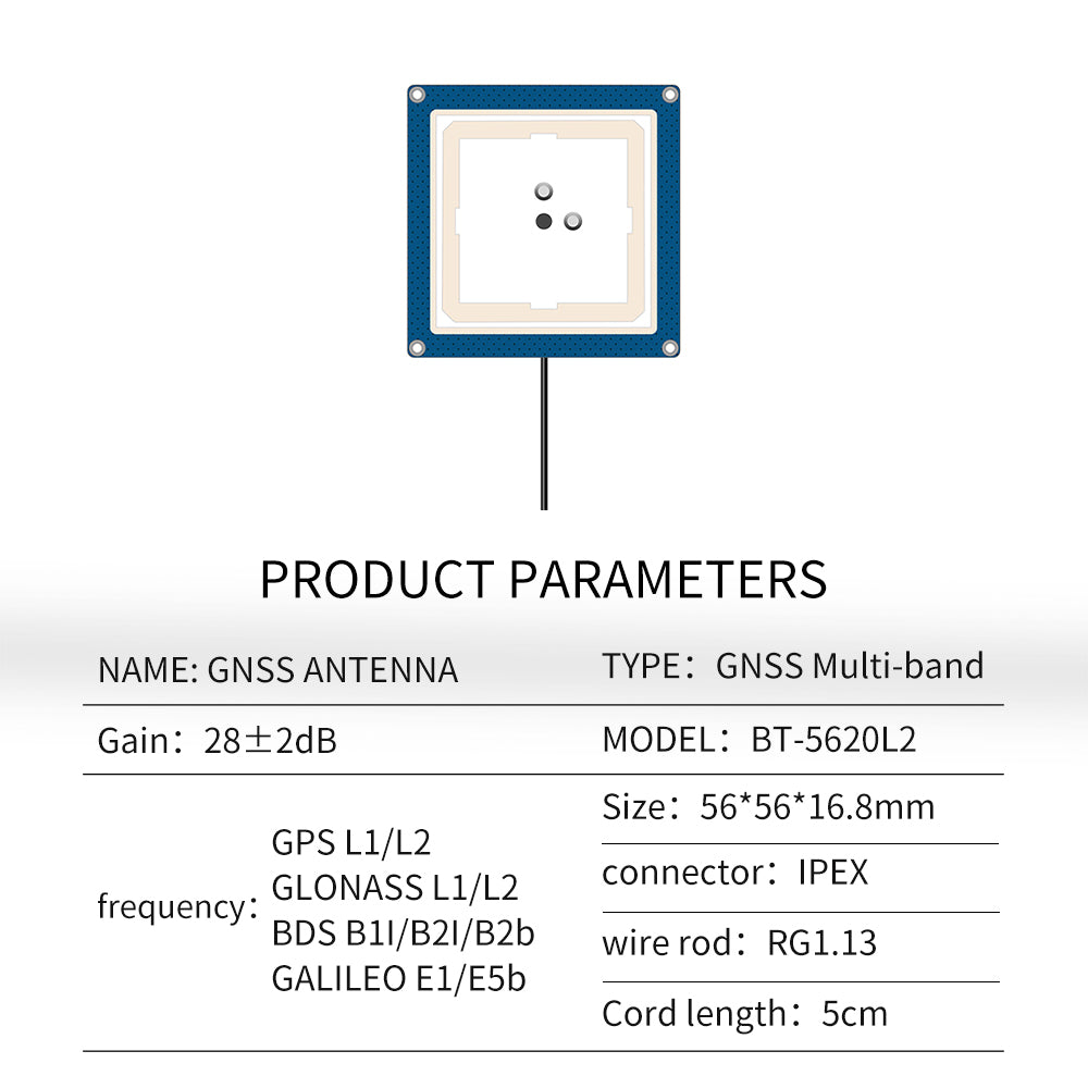 Beitian High Gain TPEX Control Connector TYPE Rg1.13 Cable GNSS Active Antenna BT-3320 Beitian High Gain TPEX Control Connector TYPE Rg1.13 Cable GNSS Active Antenna BT-3320
